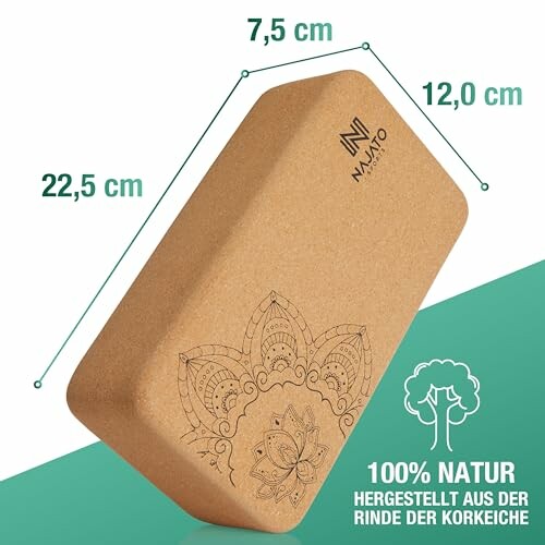 NAJATO Yoga Block Kork 2er Set