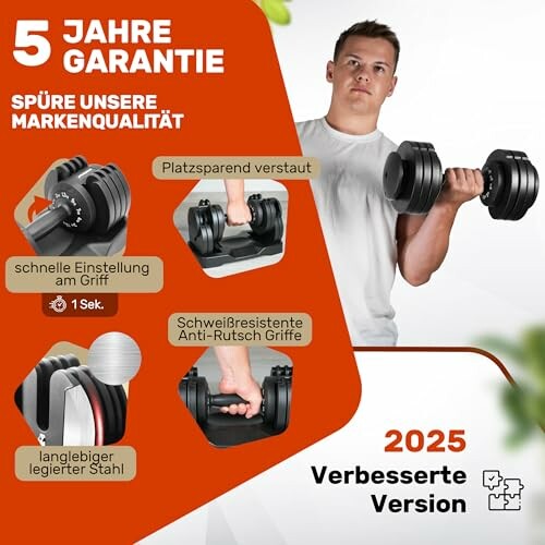 Verstellbare Kurzhantel Set 12kg-40kg